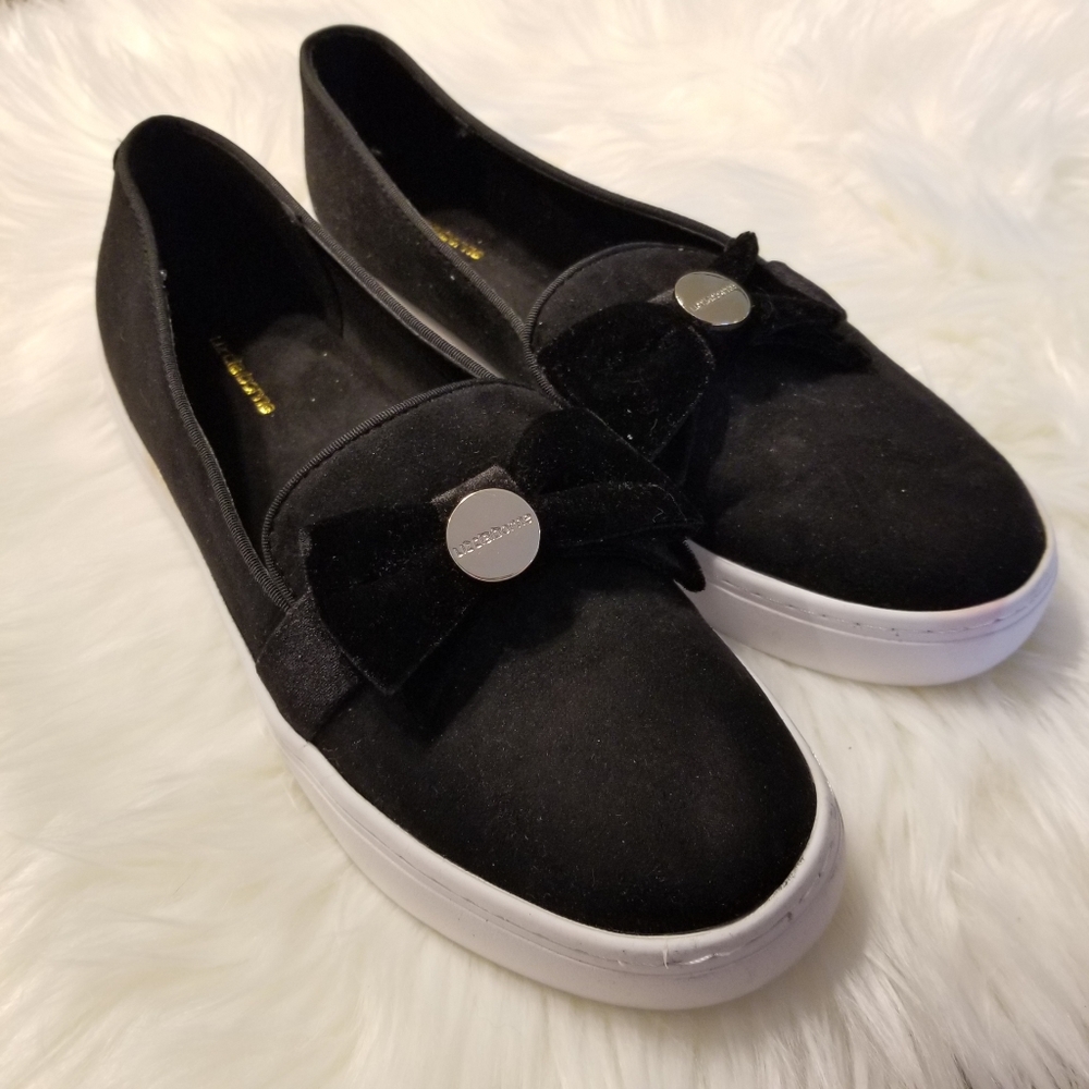 Liz Claiborne Weaver Sneakers Sz 9.5 Black - Picture 5 of 7
